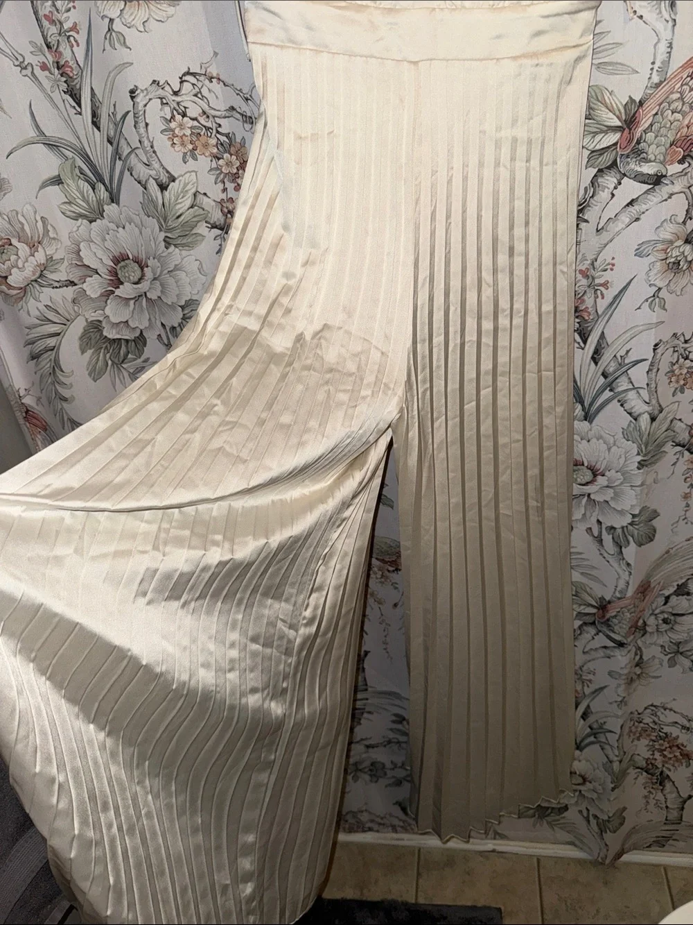 Abercrombie & Fitch Giselle Pleated Jumpsuit